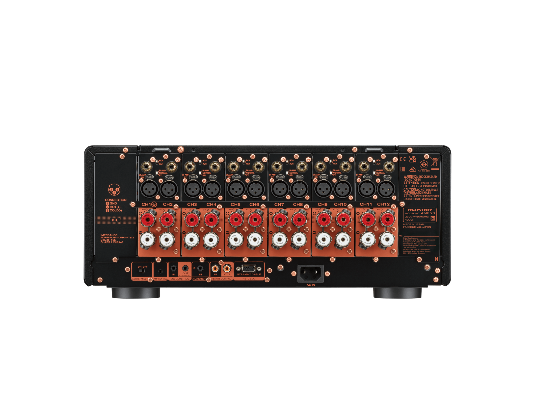 Marantz AMP 20 12-kanals HighEnd Forsterker 12x200w