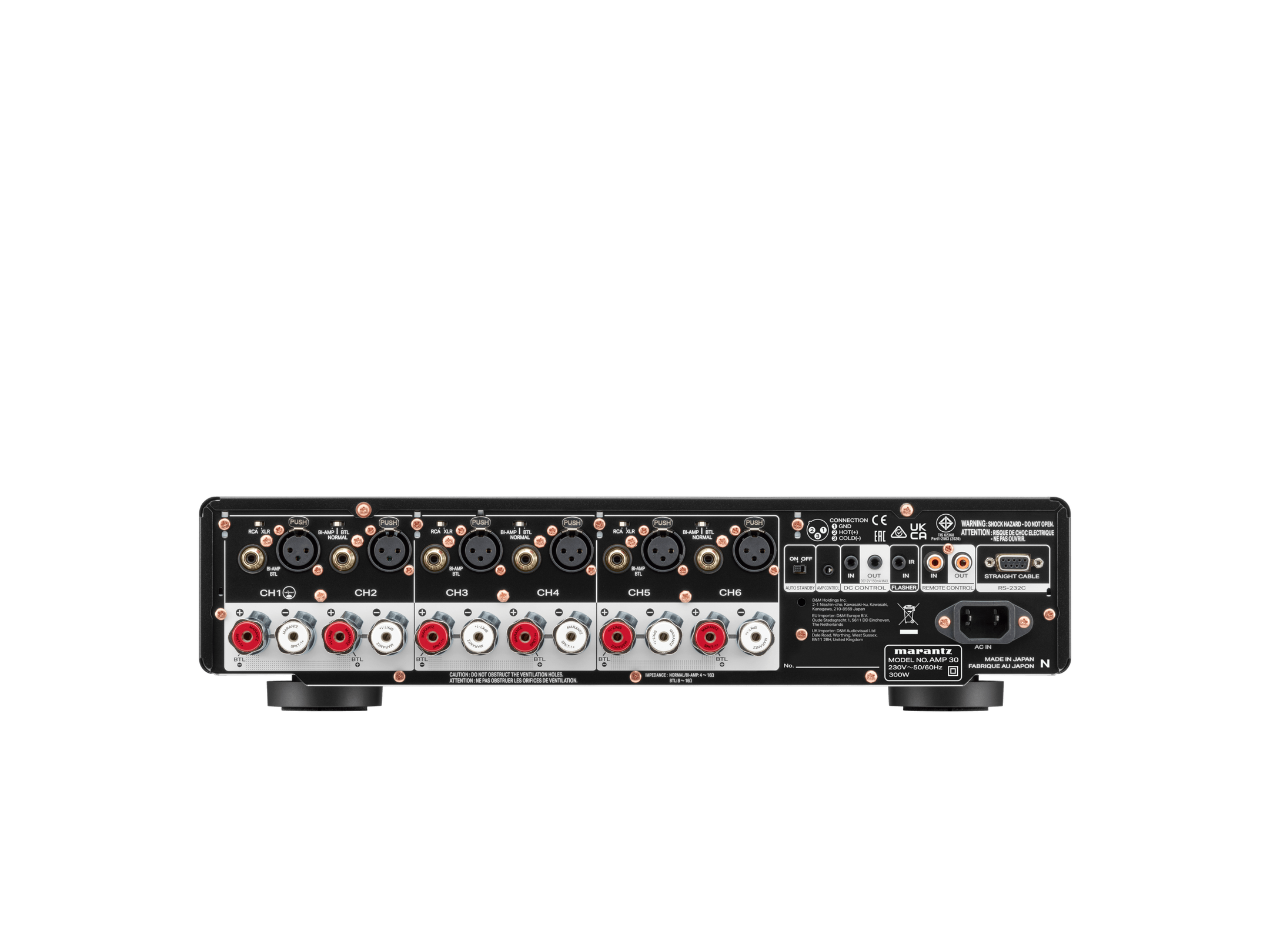 Marantz AMP 30 6-kanals HighEnd Forsterker 6x200w