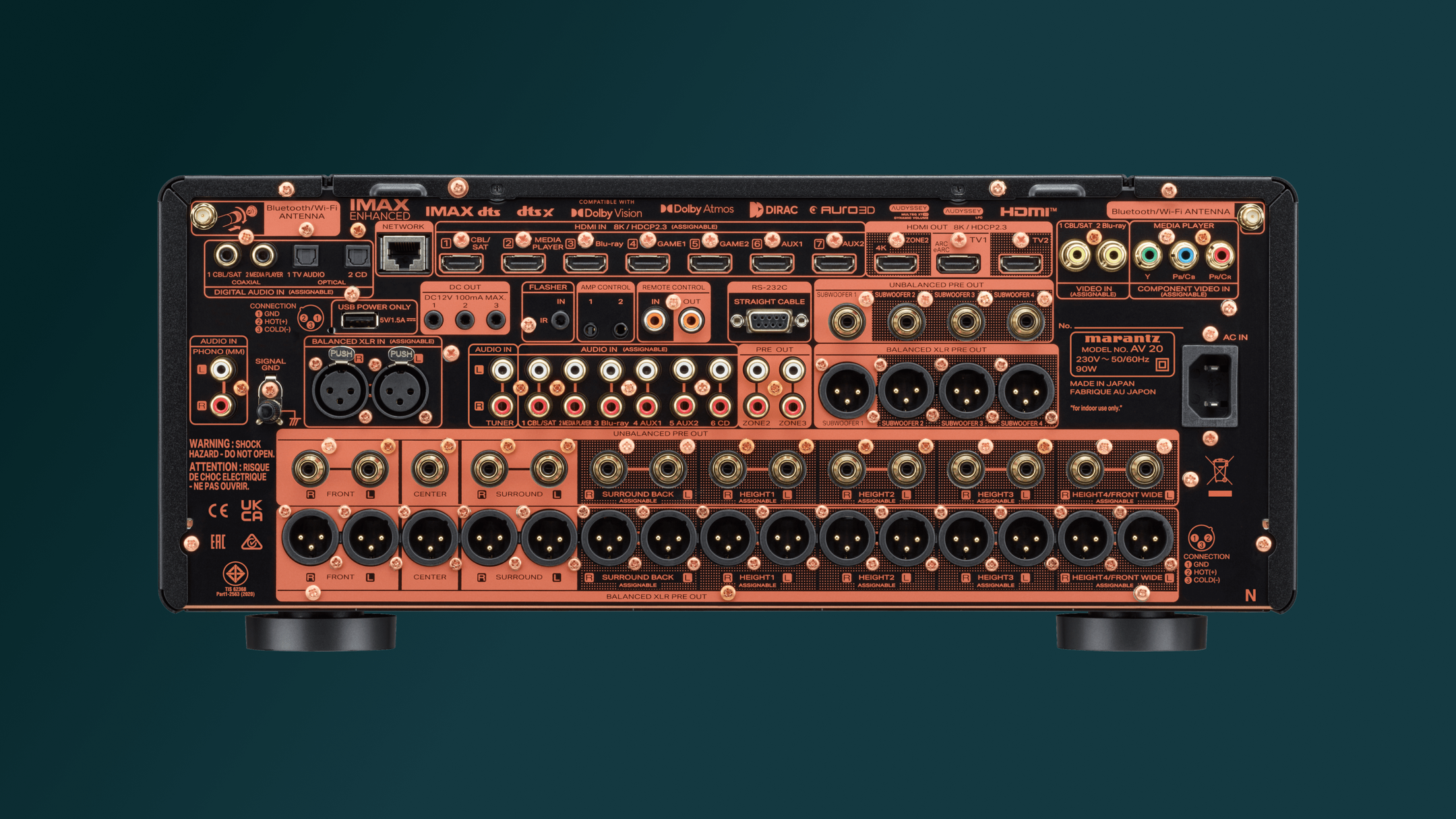 Marantz AV20 High End 13.4-kanals hjemmekinoprosessor