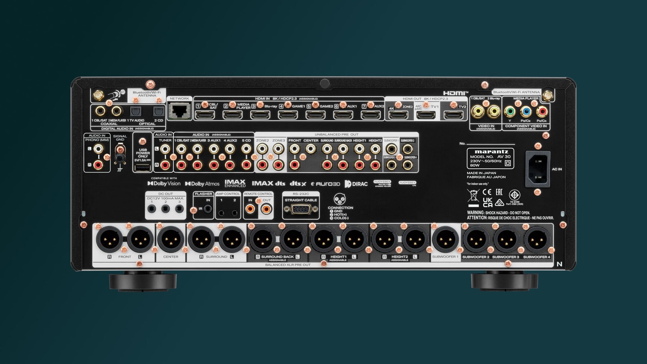 Marantz AV30 11.4-kanals hjemmekinoprosessor