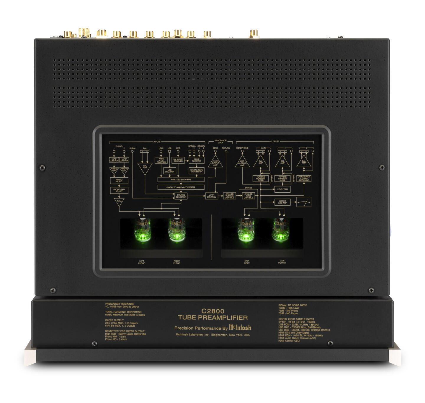 McIntosh C2800 Rørbasert Forforsterker med DAC