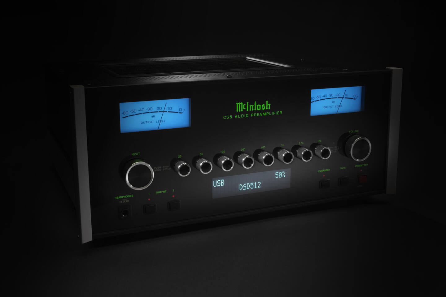 McIntosh C55 Stereo Forforsterker med Modulær DAC