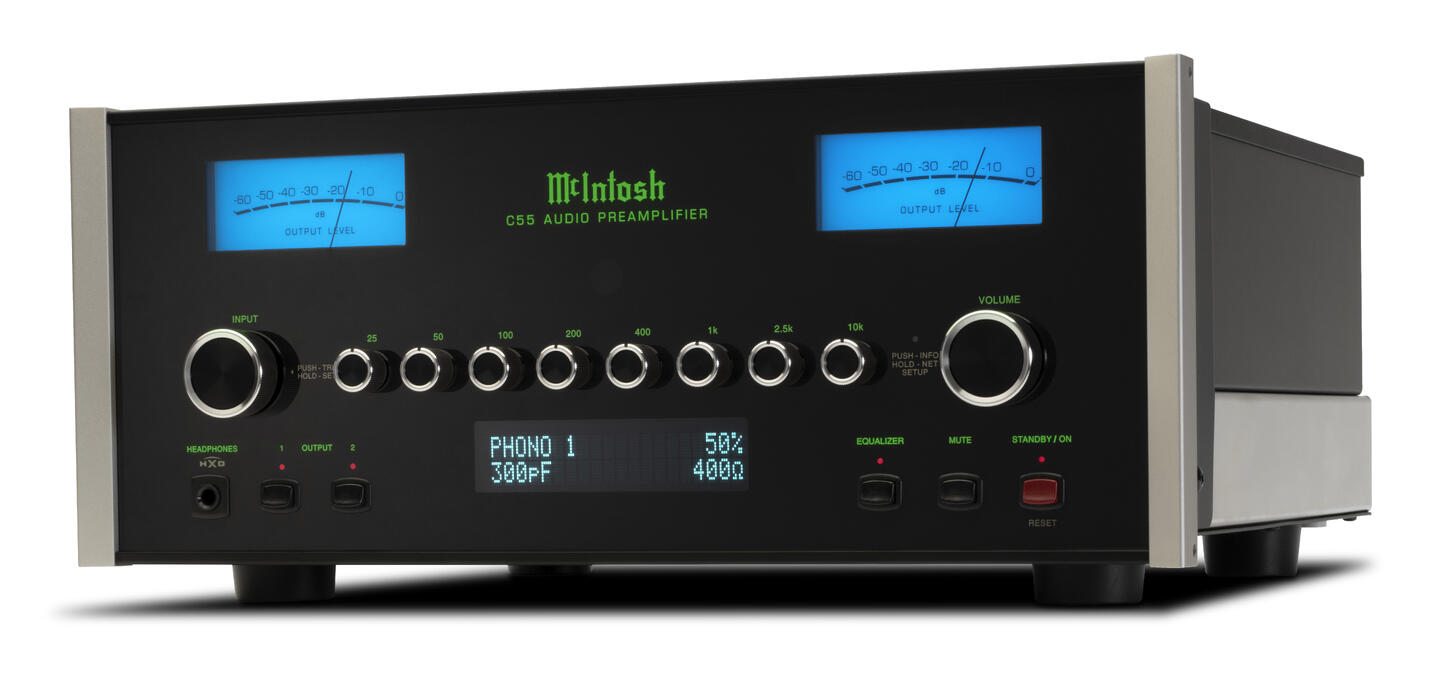 McIntosh C55 Stereo Forforsterker med Modulær DAC