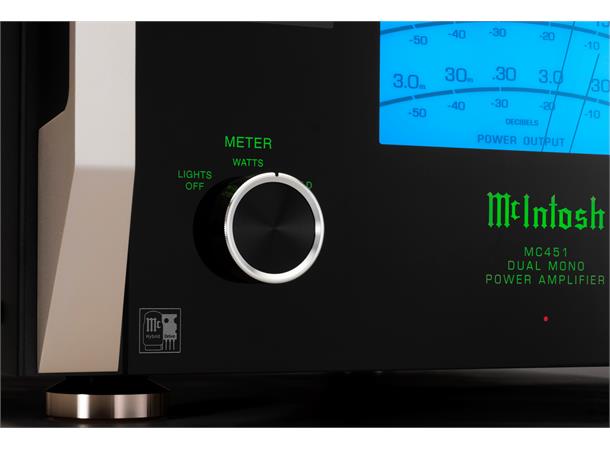 McIntosh MC451 Mono Hybrid Effektforsterker 1x150w+1x300w