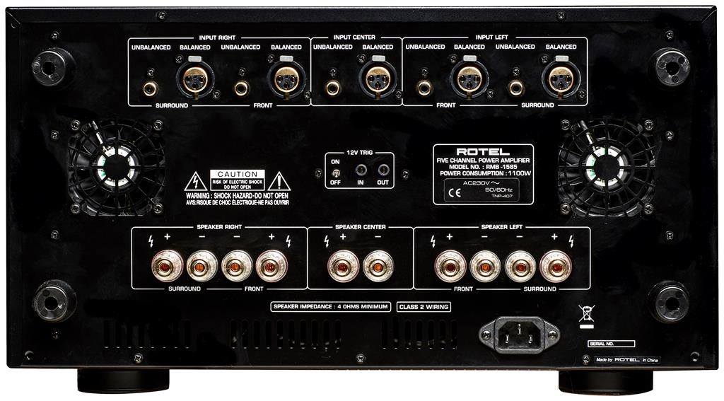 Rotel RMB 1585MKII 5-Kanals Effektforsterker 5x200w