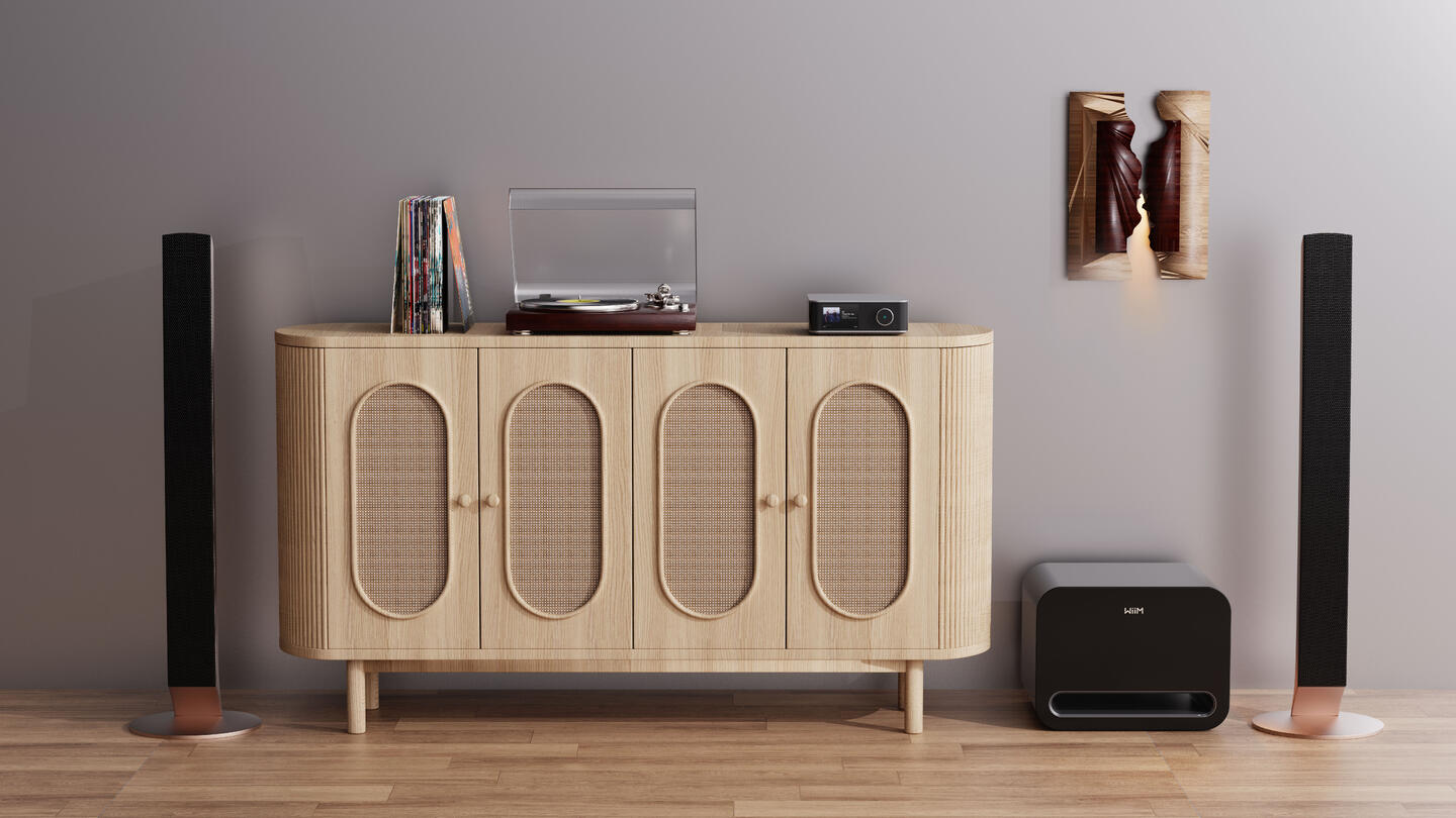 WiiM Sub Pro Trådløs 8" subwoofer 250w