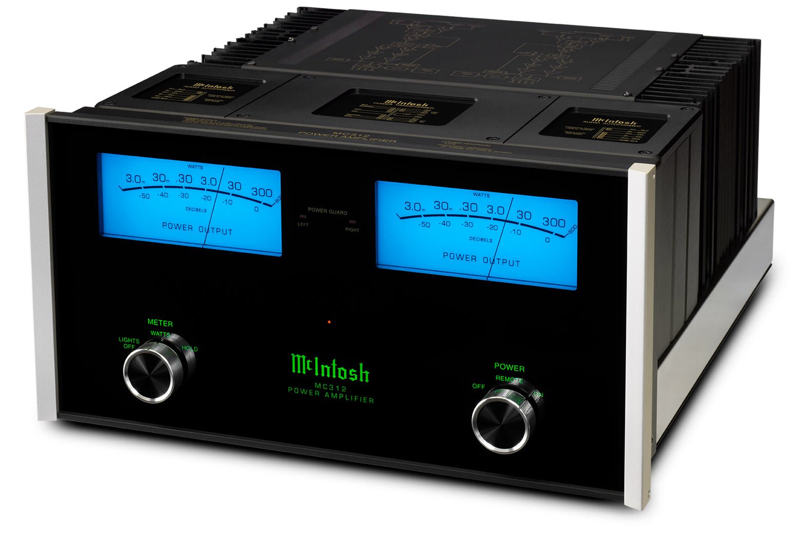 McIntosh MC312 Stereo Effektforsterker 2x300w