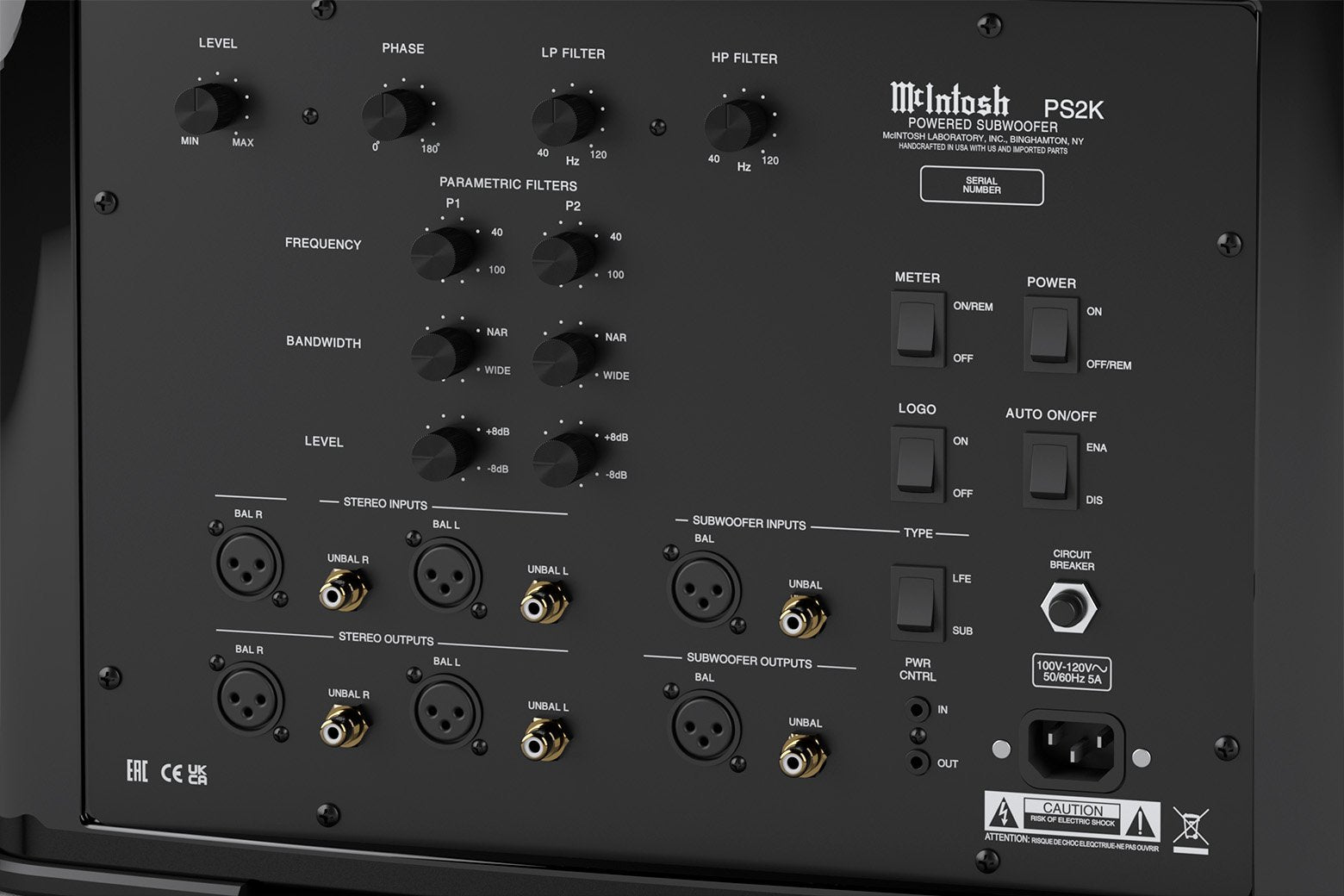 McIntosh PS2K High-End Subwoofer 4x13" 2000w