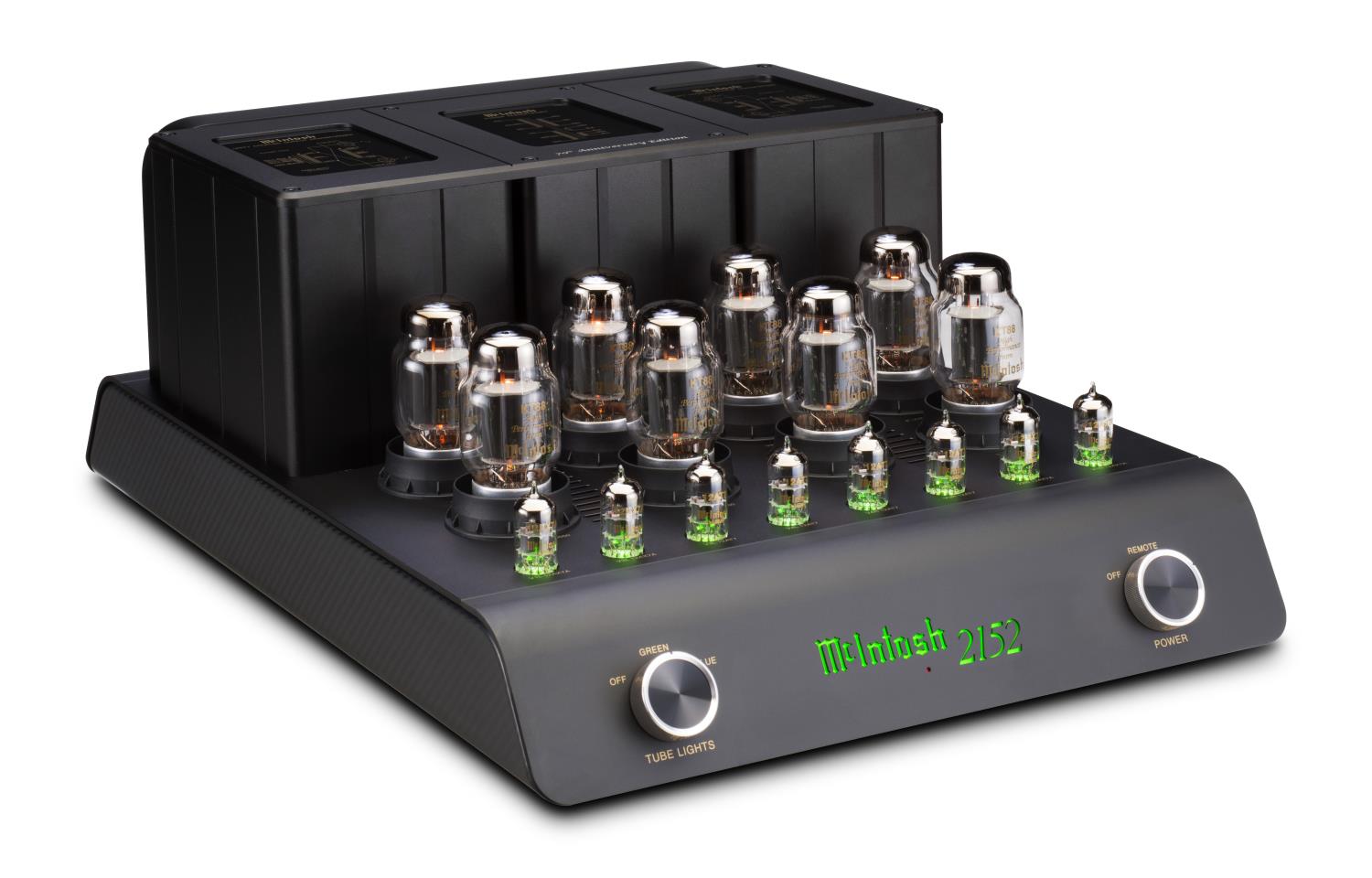 McIntosh MC 2152 70-Års Jubileumsutgave Effektforsterker med Rør 2x150w