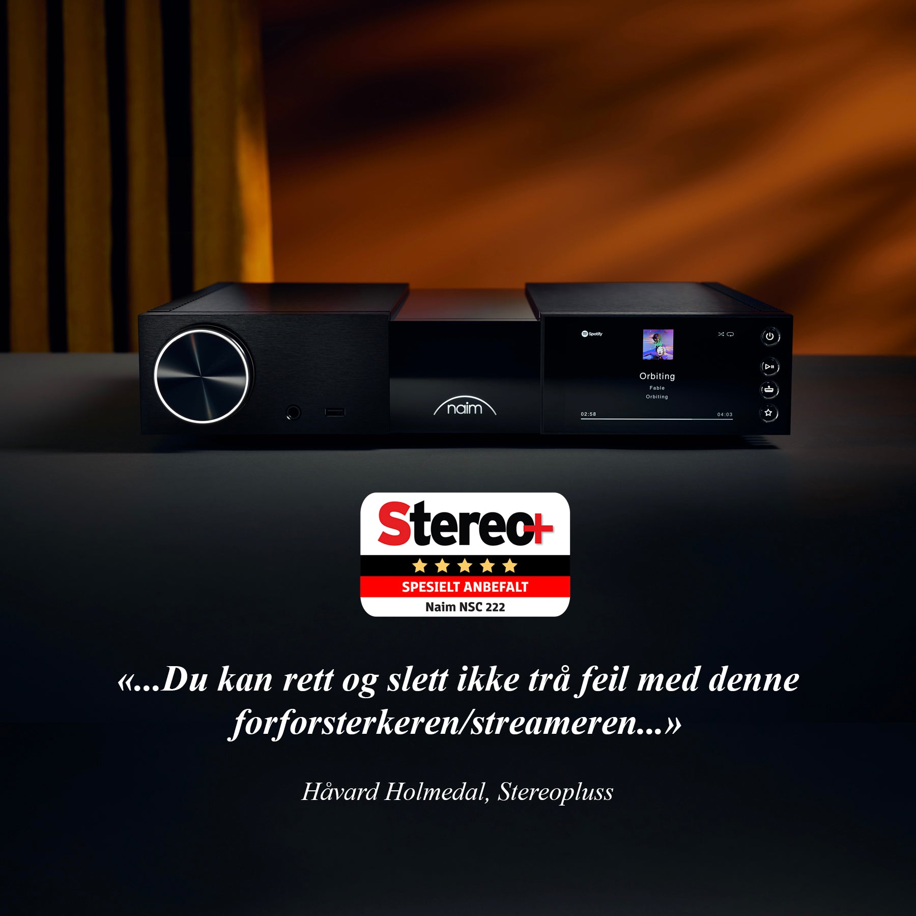 Naim New Classic NCS 222 High End Forforsterker med streaming