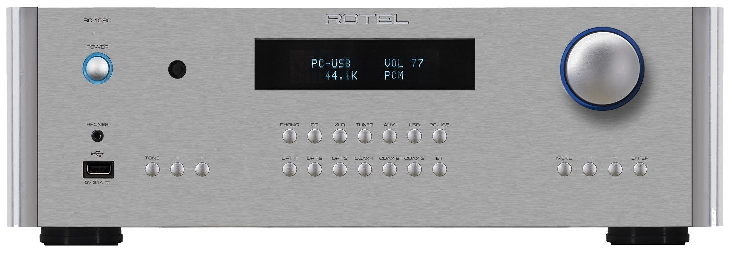 Rotel RC 1590 Stereo forforsterker med DAC og Bluetooth