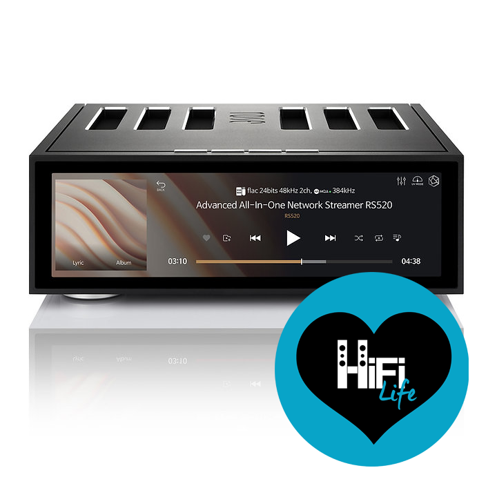 HiFi Rose RS520 Alt-i-ett nettverksspiller med forsterker og referanse DAC 2x250w