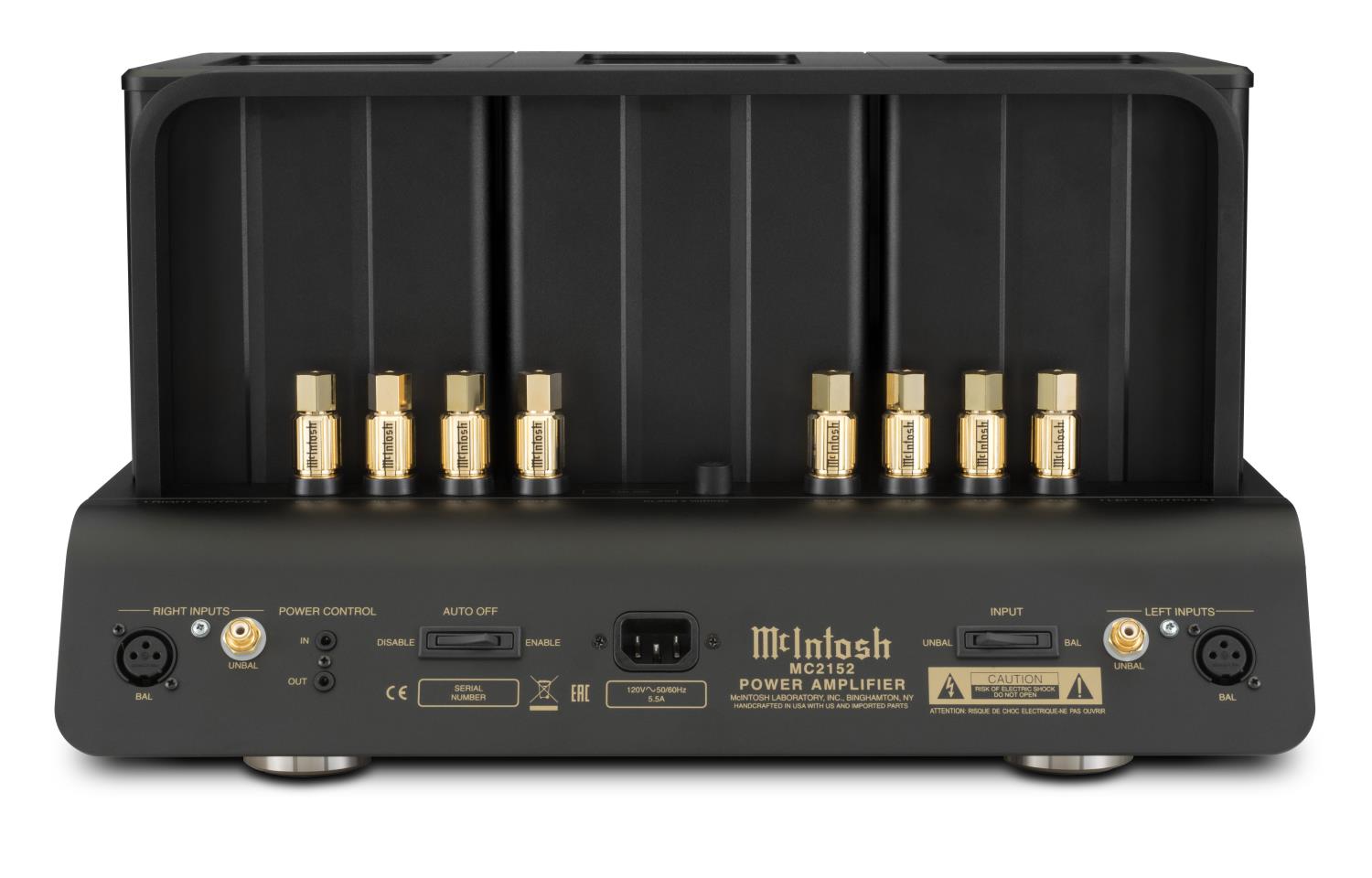 McIntosh MC2152 70-Års Jubileumsutgave Effektforsterker med Rør 2x150w