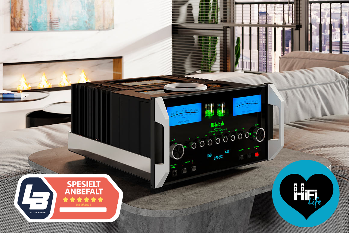 McIntosh MA12000 Integrert superforsterker med rør og DAC 2x350w
