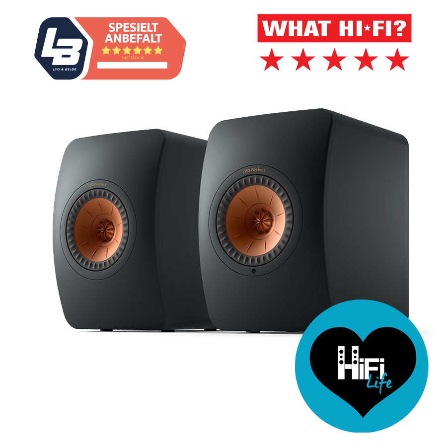 Kef LS50 Wireless II Revolusjonerende Aktiv Høyttaler