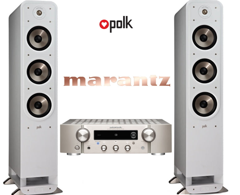 Musikkpakke med Marantz PM7000n og Polk Audio S60e