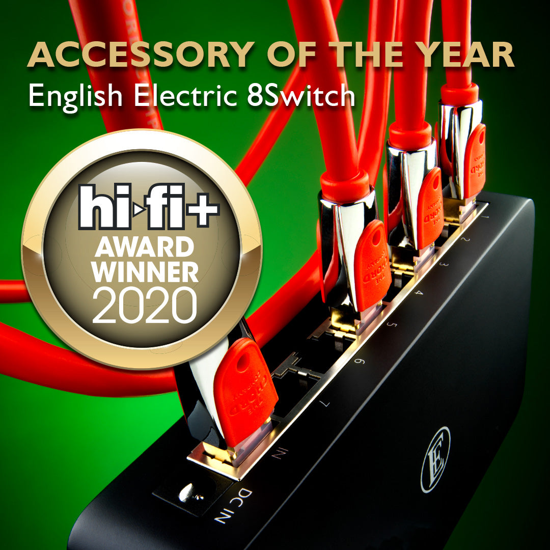 English Electric EE 8 HiFi Nettverksswitch med 8 porter