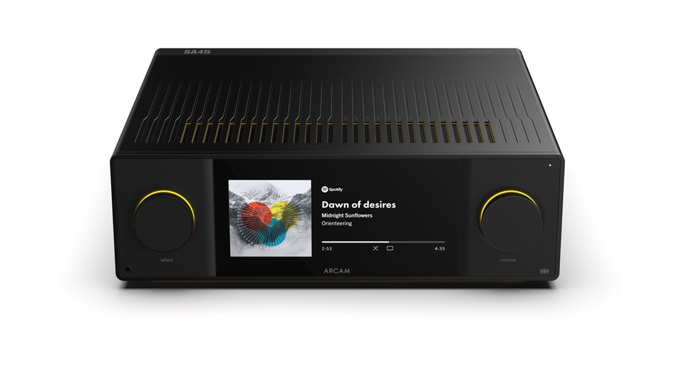 Arcam SA45 Integrert Forsterker med streaming, DAC, HDMI og Dirac Romkorreksjon 2x180w