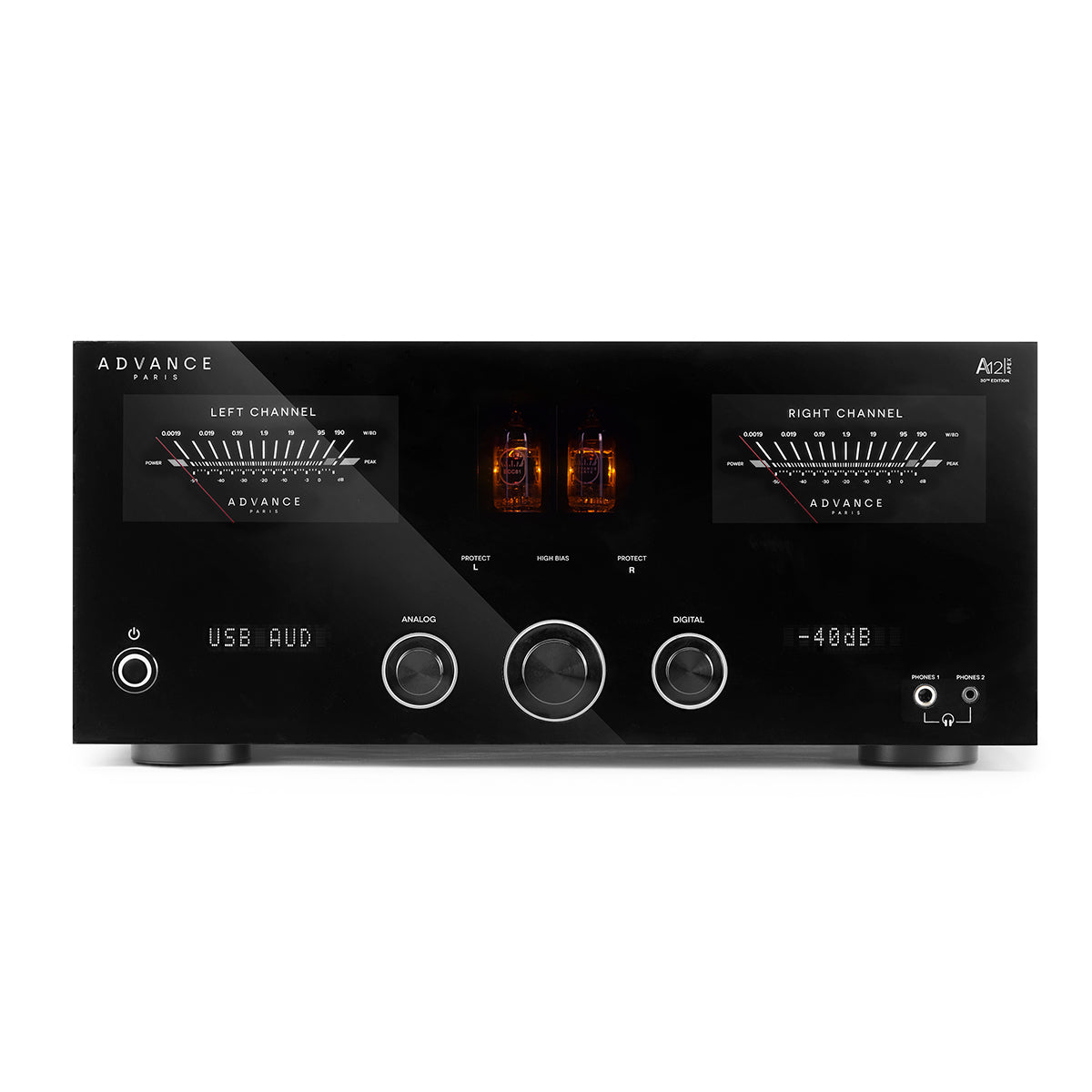 Advance Paris A12 Apex Integrert forsterker med rør, DAC og HDMI ARC 2x190w
