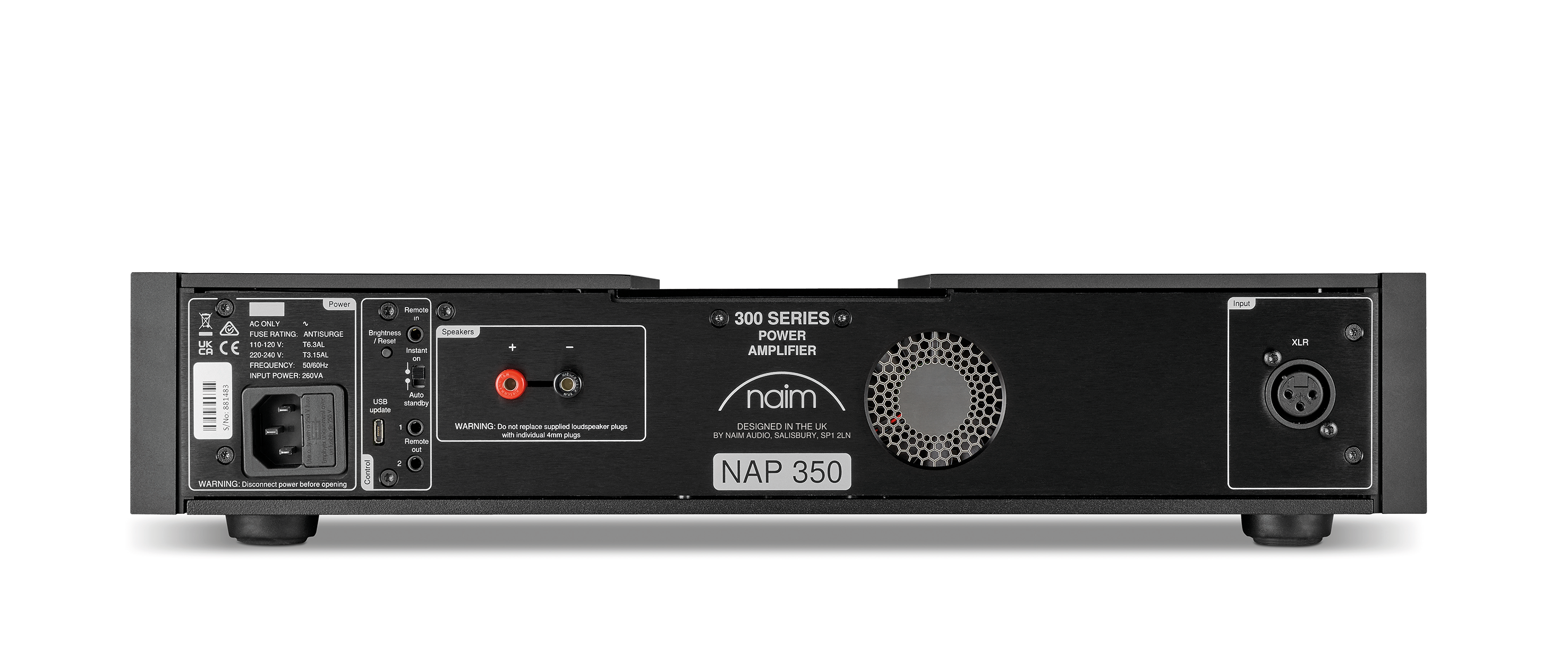 Naim New Classic NAP 350 2x Monoblokk effektforsterkere