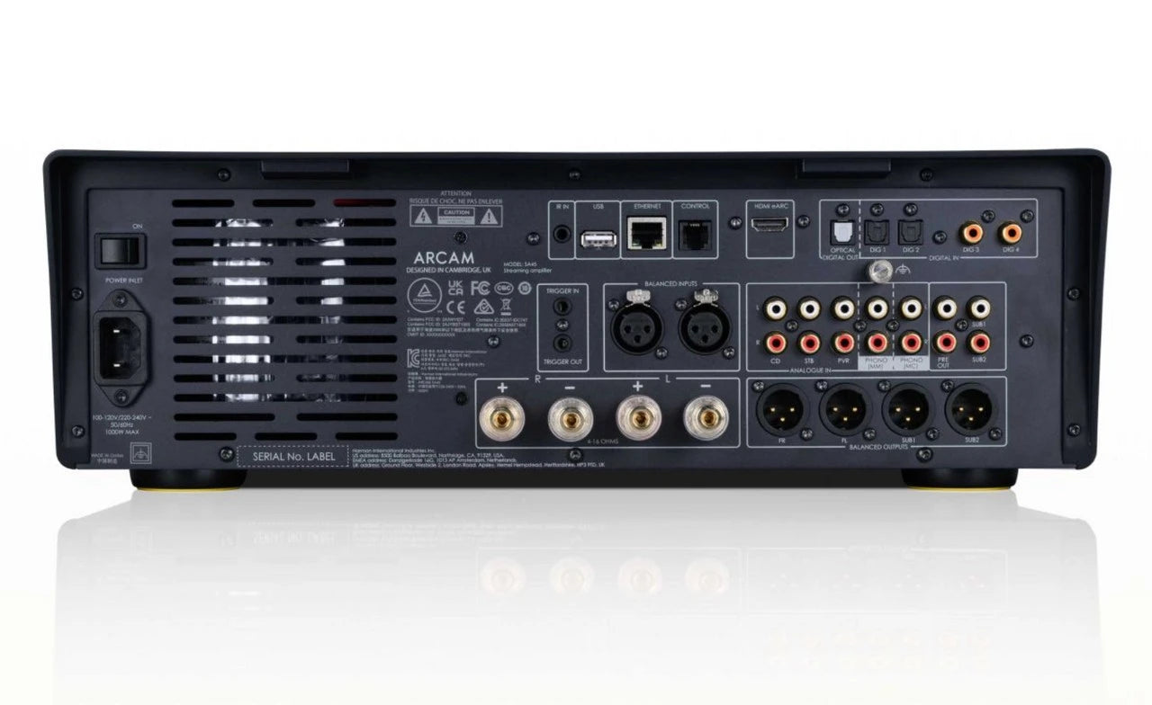 Arcam SA45 Integrert Forsterker med streaming, DAC, HDMI og Dirac Romkorreksjon 2x180w