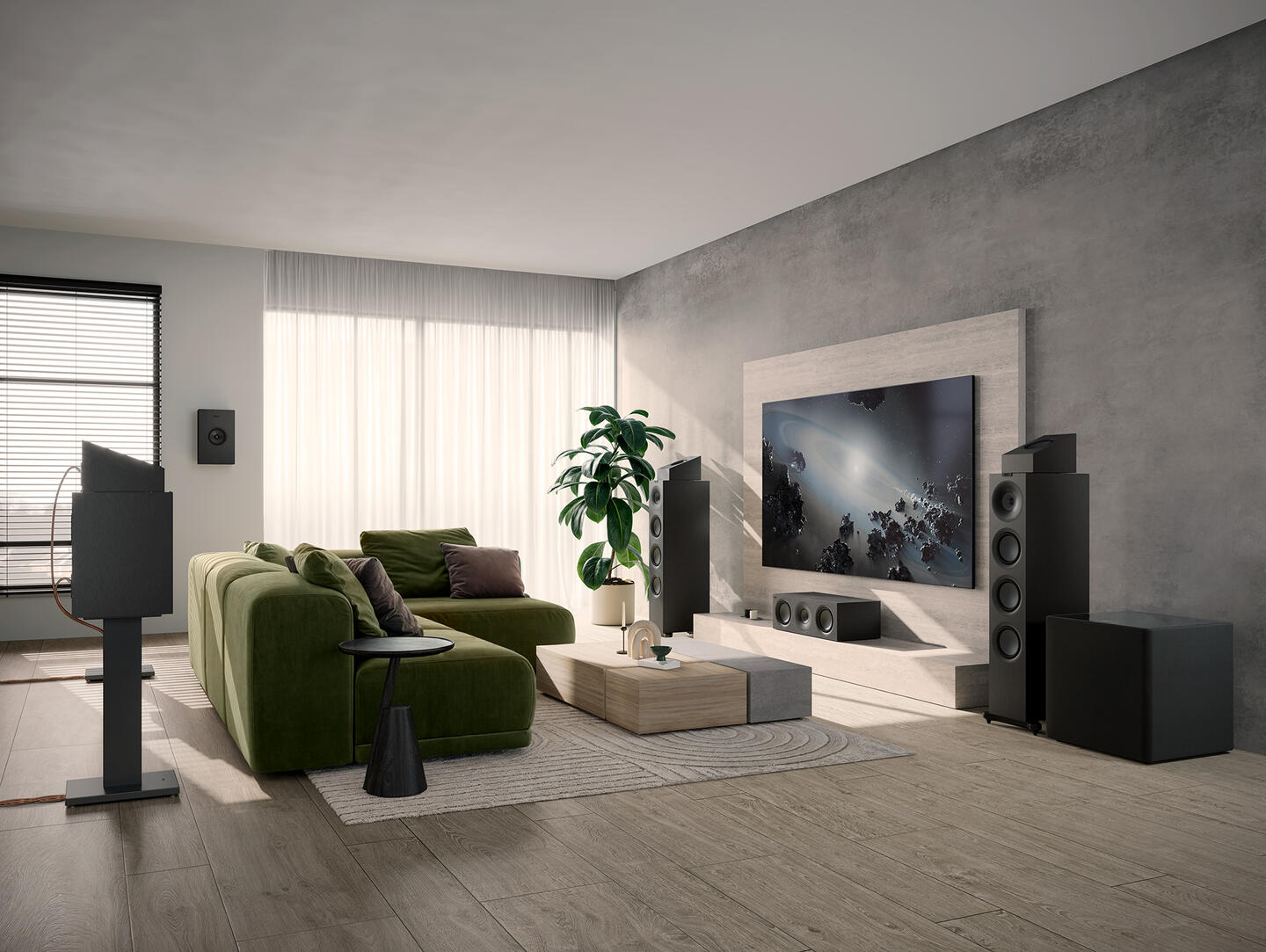 Kef Q8 Meta Atmos/Surroundhøyttalere