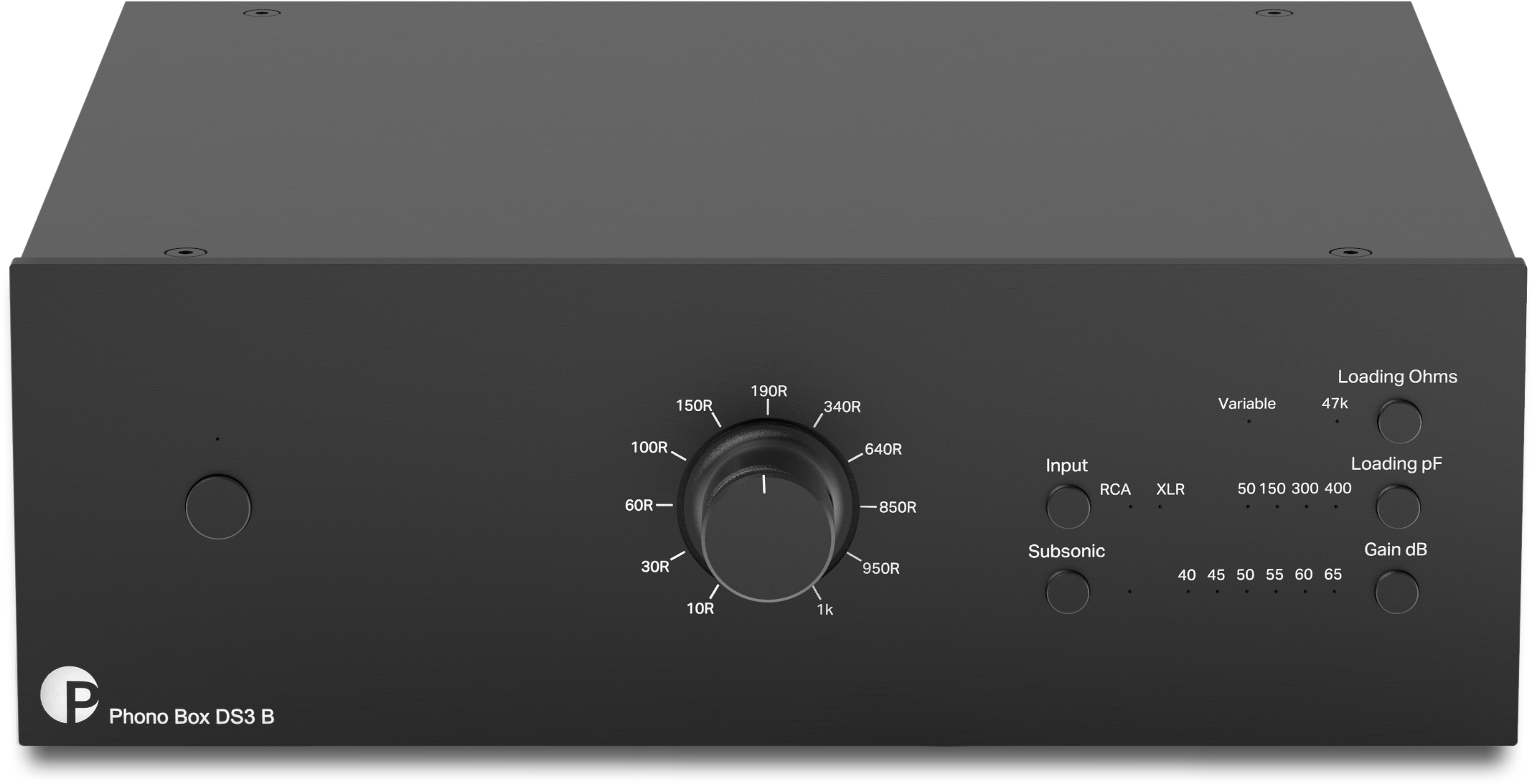 Pro-Ject Phono Box DS3 B - Balansert high-end Riaa-trinn
