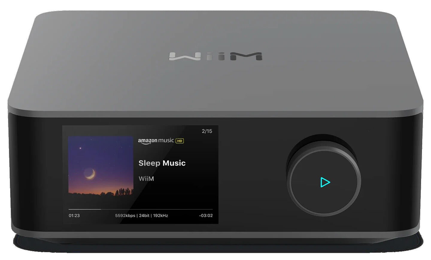 WiiM Amp Ultra Integrert forsterker med Streaming, Touchskjerm og HDMI ARC 2x100w