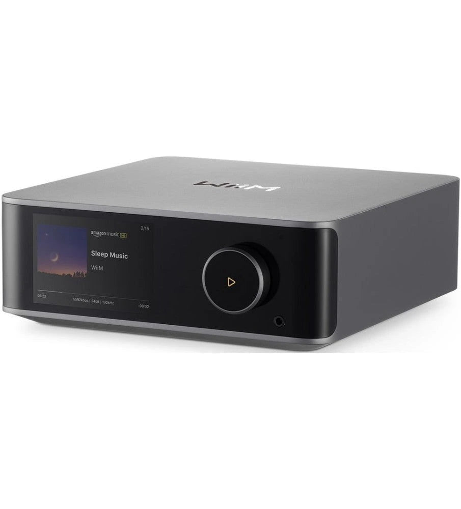WiiM Amp Ultra Integrert forsterker med Streaming, Touchskjerm og HDMI ARC 2x100w