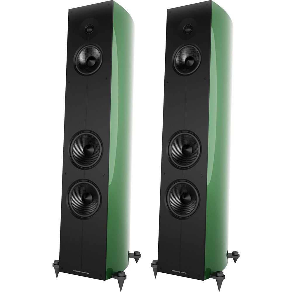 Acoustic Energy Corinium Gulvstående Høyttalere British Racing Green limited edition (Innbytte)