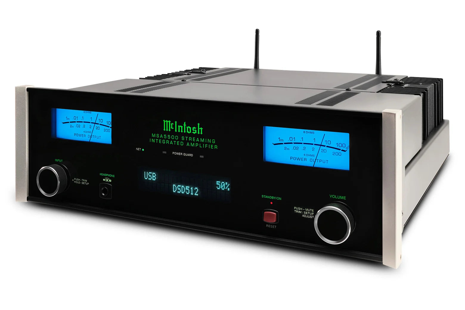 McIntosh MSA5500 Integrert Forsterker 2x100w med DAC, HDMI og Streaming