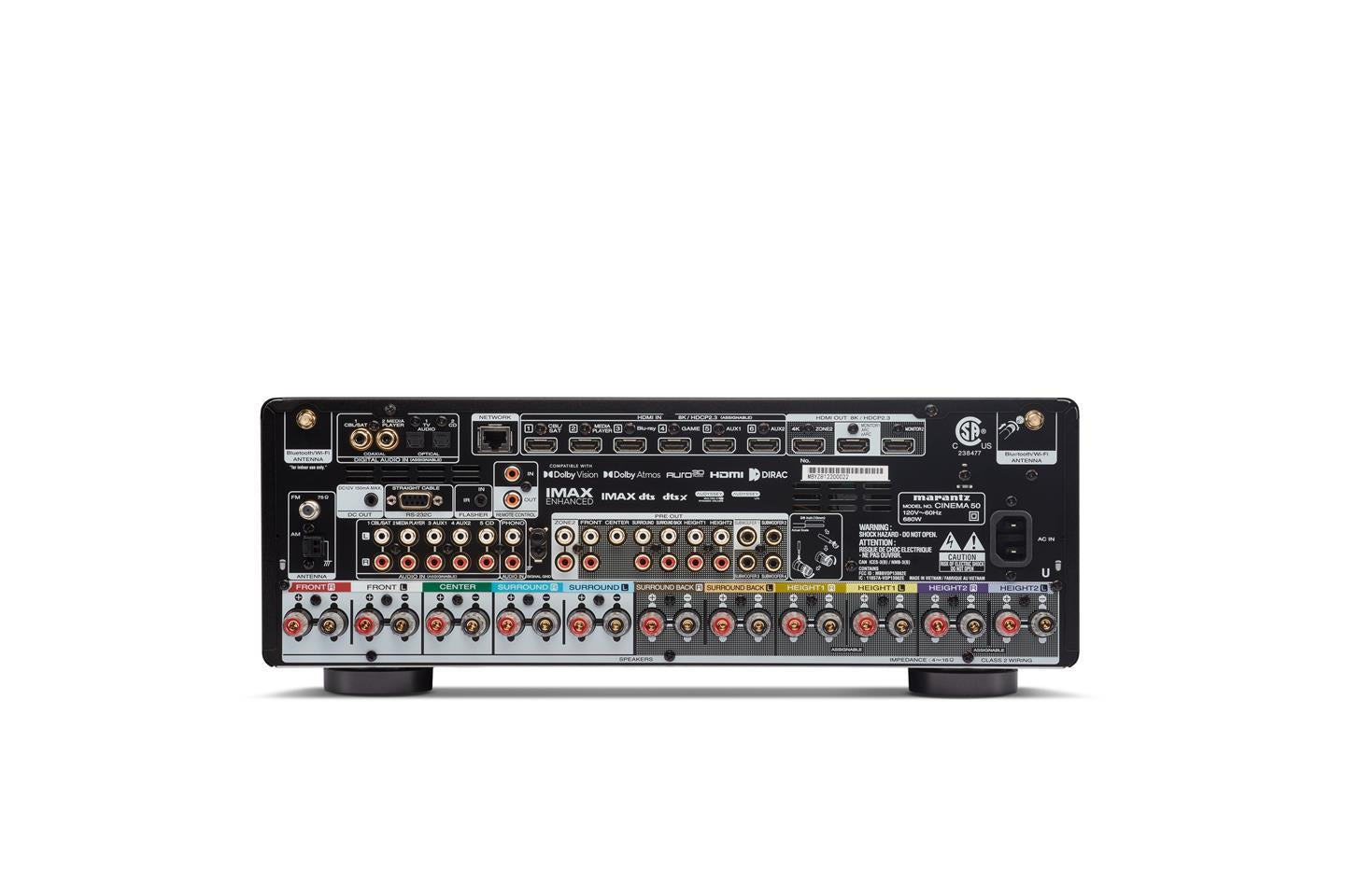 Marantz Cinema 50 9.4 kanals 8K hjemmekinoforsterker 9x110w