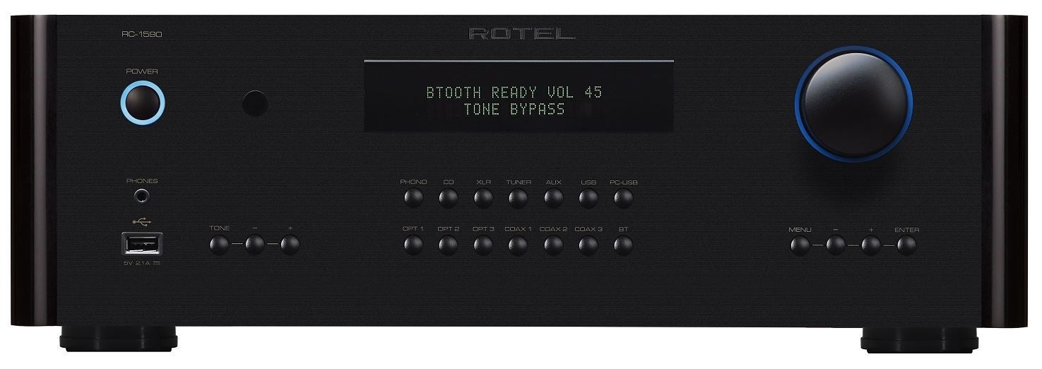 Rotel RC 1590 Stereo forforsterker med DAC og Bluetooth